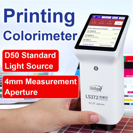 LS372 4mm Aperture Touch Screen APP Colorimeter for Printing Paper