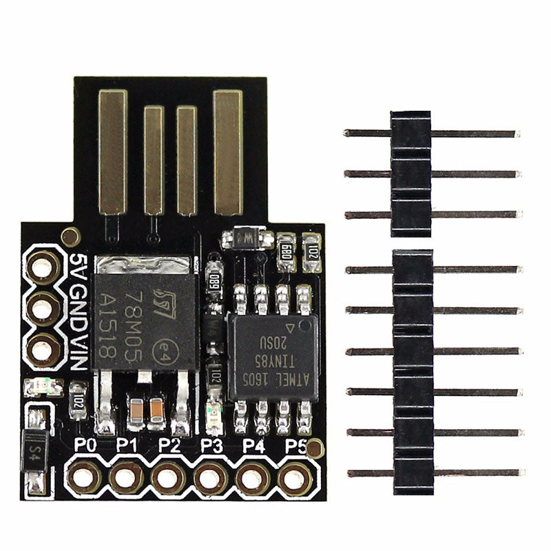 ATtiny85 5pcs compact 8-bit microcontroller ideal for small-scale embedded projects