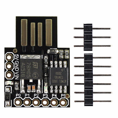 ATtiny85 5pcs compact 8-bit microcontroller ideal for small-scale embedded projects