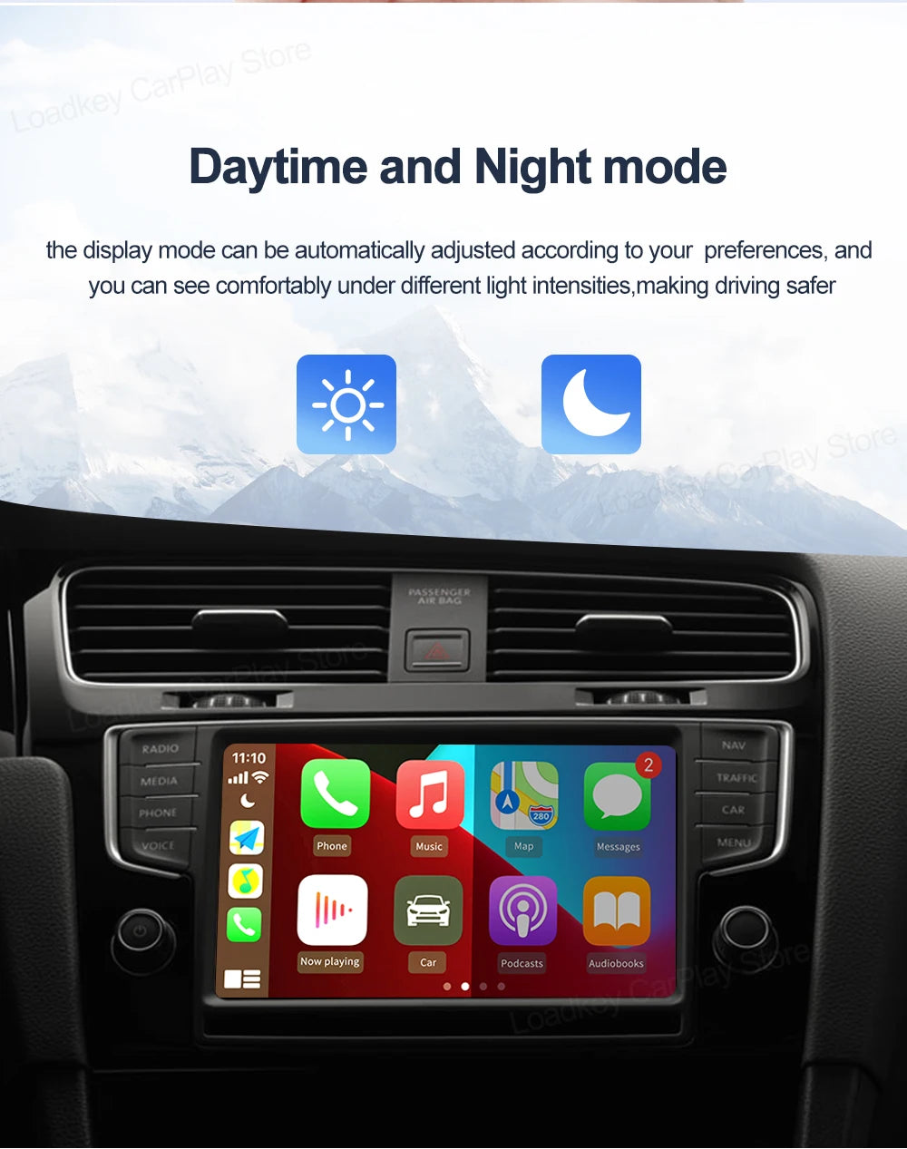 LoadKey & Carlinkit Wired & Wireless CarPlay Wireless Android Auto Dongle for Modify Android Screen Car Ariplay Smart Link IOS15