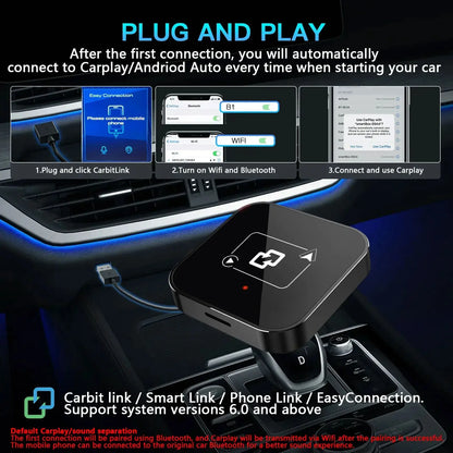 Carbitlink Wireless CarPlay Android Auto Dongle  Inalambrico Ncp0039