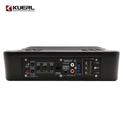 12V High-power Aluminum  Car Speakers 10 Inch Ultra-thin Under Seat Sound System