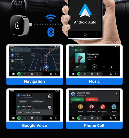 Mini 2.4 5ghz  Usb-c Wireless Adapter Carplay Android Auto for apple Dongle