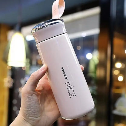 New Nice Glass Liner Creative Water Bottle Simple Department Store Student Bottle Gift