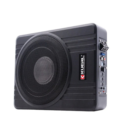 12V High-power Aluminum  Car Speakers 10 Inch Ultra-thin Under Seat Sound System