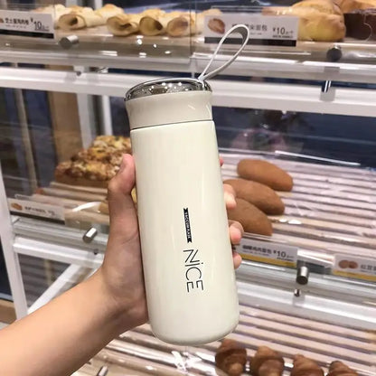 New Nice Glass Liner Creative Water Bottle Simple Department Store Student Bottle Gift