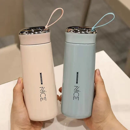 New Nice Glass Liner Creative Water Bottle Simple Department Store Student Bottle Gift