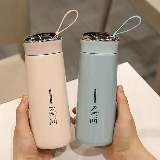 New Nice Glass Liner Creative Water Bottle Simple Department Store Student Bottle Gift