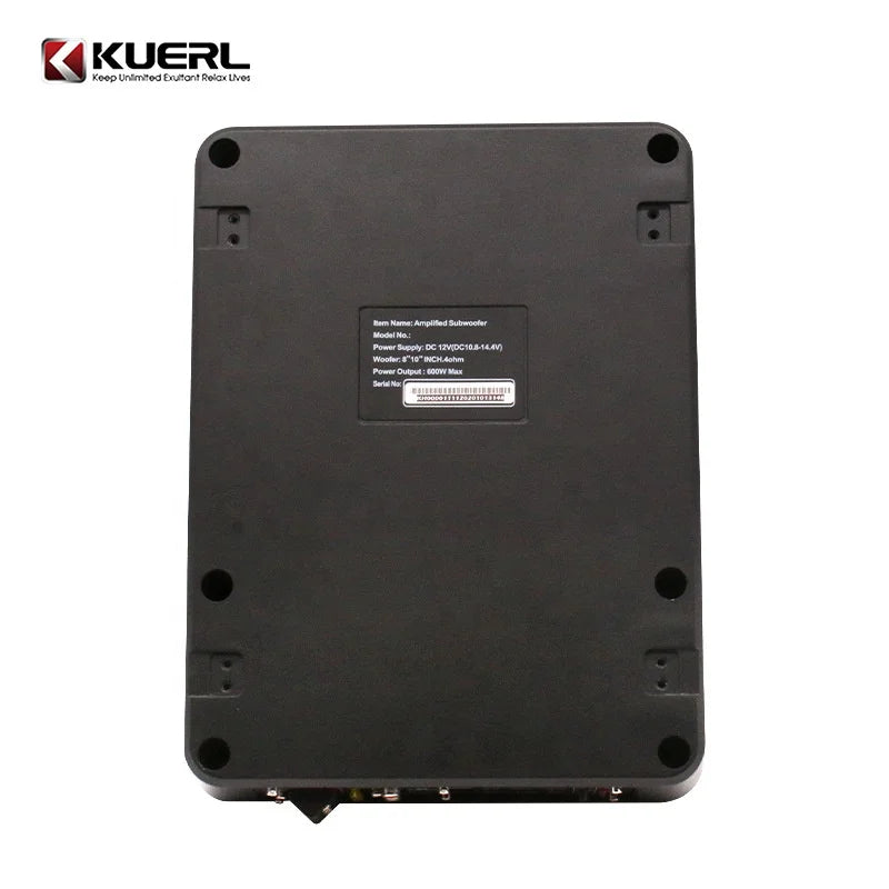 12V High-power Aluminum  Car Speakers 10 Inch Ultra-thin Under Seat Sound System
