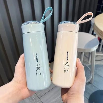 New Nice Glass Liner Creative Water Bottle Simple Department Store Student Bottle Gift