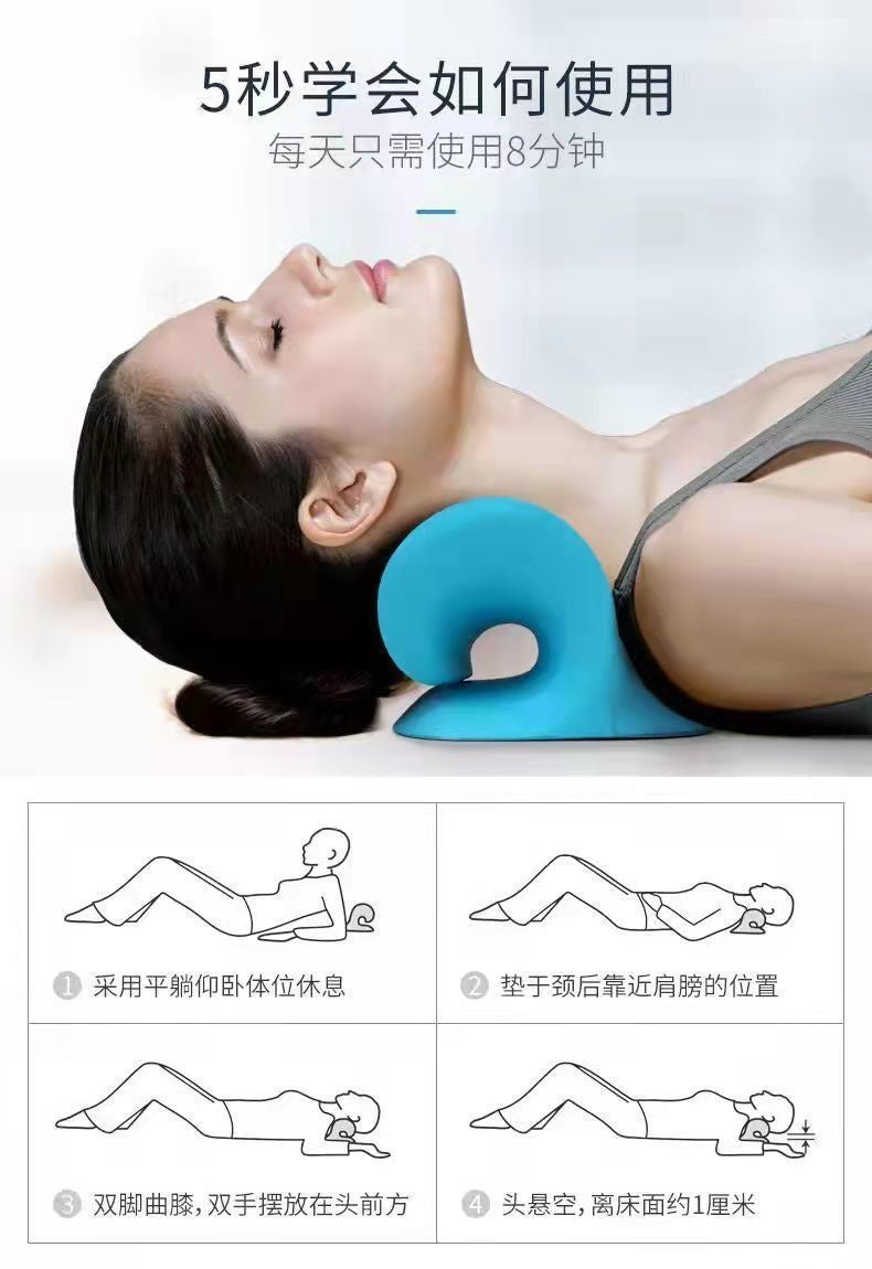 Cervical Spine  Pillow Cervical Spine Orthosis Traction and Neck Massage Pillow