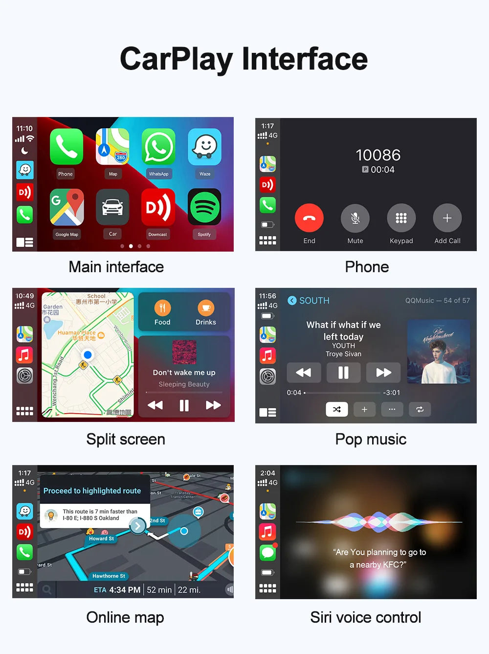 LoadKey & Carlinkit Wired & Wireless CarPlay Wireless Android Auto Dongle for Modify Android Screen Car Ariplay Smart Link IOS15