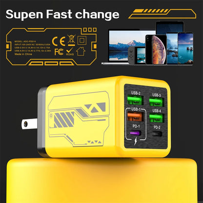 240W TypeC Charger PD Fast Charging Phone Power Adapter Quick Charge Wall Charger