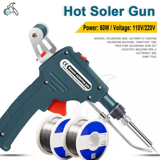 60W Automatic Electric Soldering Iron Tin Gun Hand-Held automatic feeding