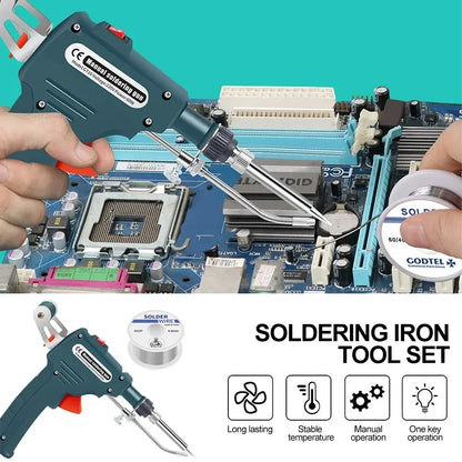 60W Automatic Electric Soldering Iron Tin Gun Hand-Held automatic feeding