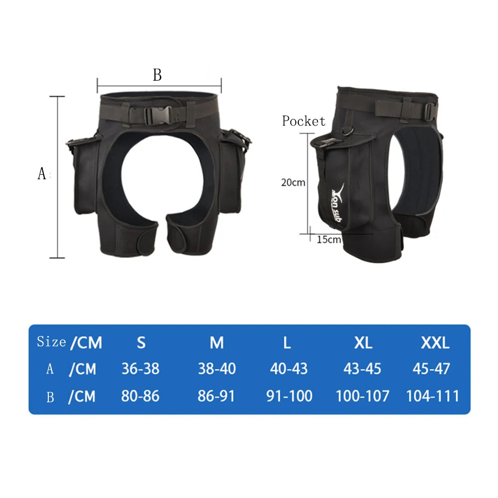 Neoprene Diving Shorts Snorkeling Swimming Pocket Shorts Quick Dry