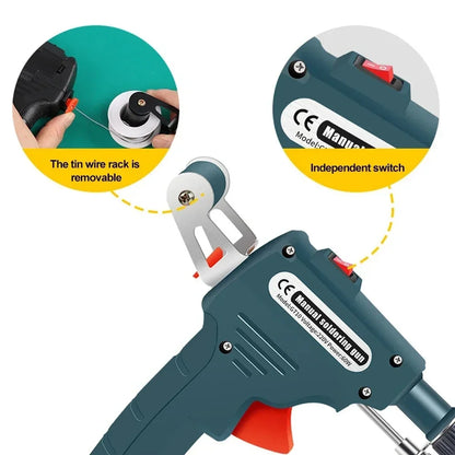 60W Automatic Electric Soldering Iron Tin Gun Hand-Held automatic feeding